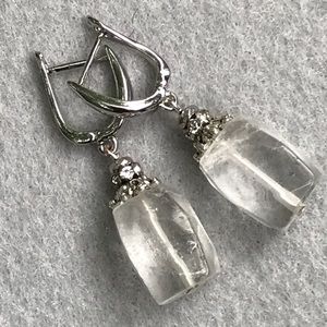 NWT AtriaMinerals natural gemstone earrings